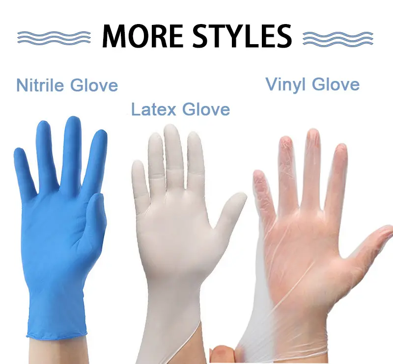 nitrile latex vinyl