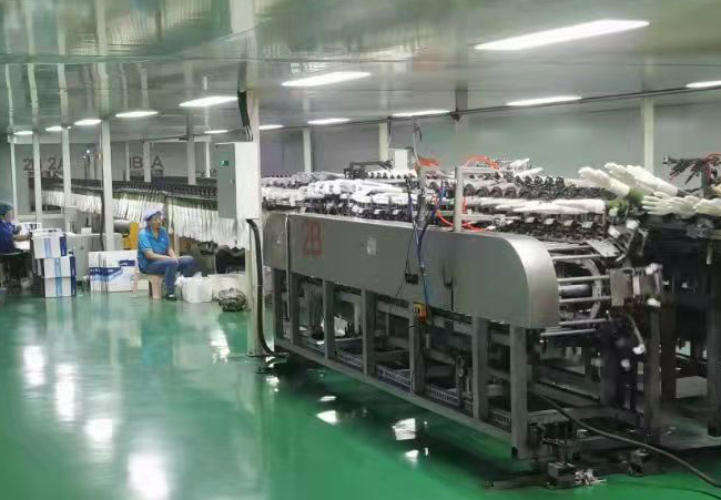 vinyl glove production line