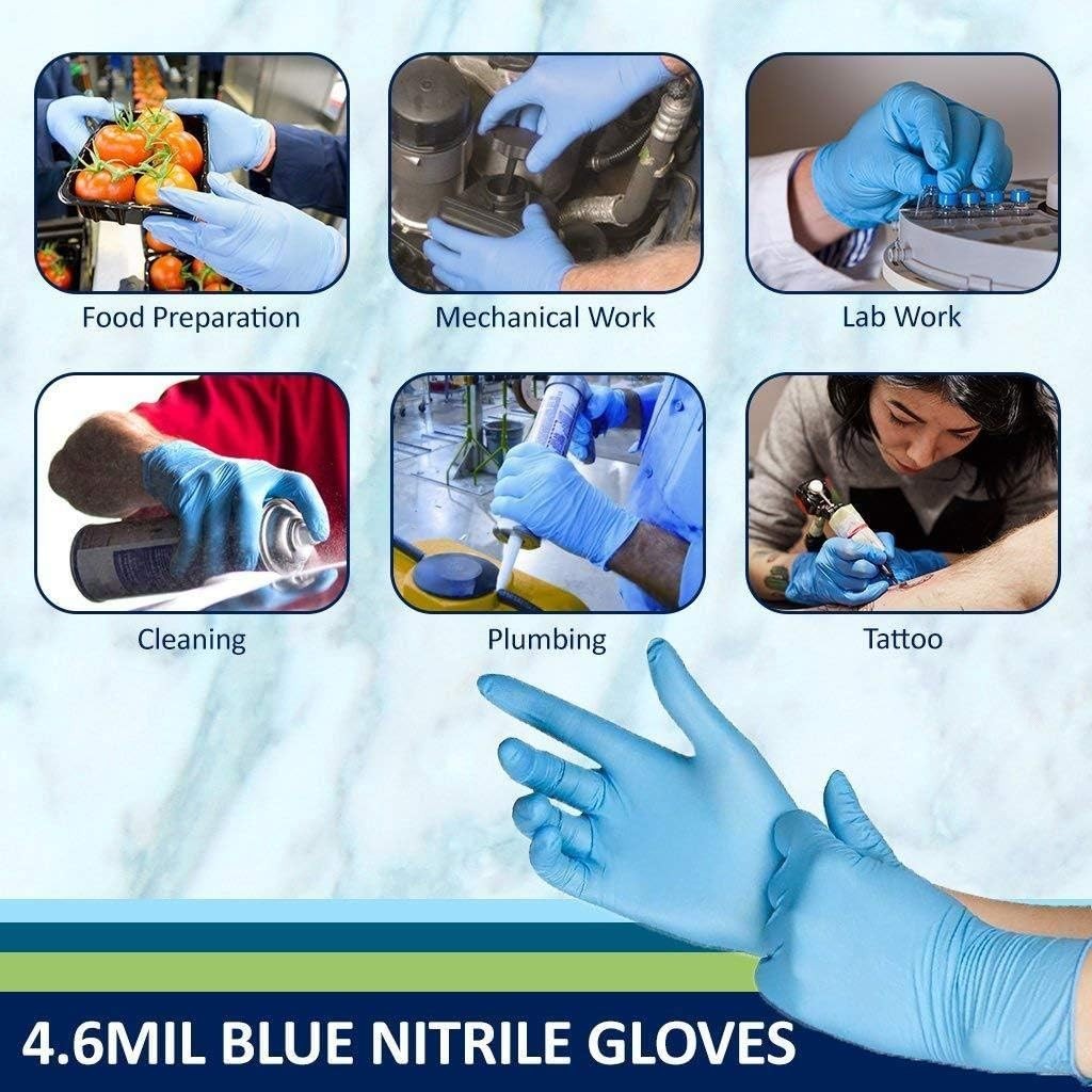 nitrile glove application