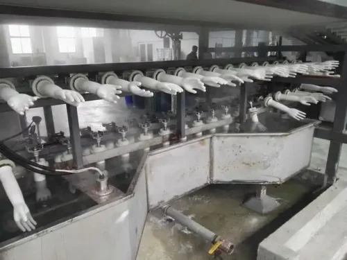 nitrile glove production line waste gas